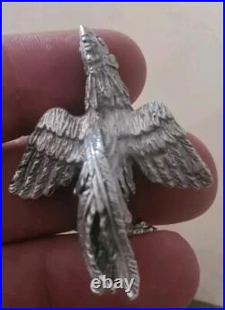 Figurine Coq En Argent Massif Poinçon 19ÈME
