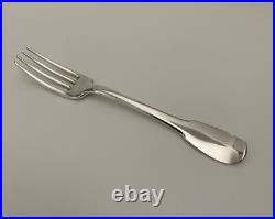 Fourchette en argent XVIIIe poinçon fermiers généraux monogramme NM H5536
