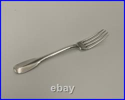 Fourchette en argent XVIIIe poinçon fermiers généraux monogramme NM H5536