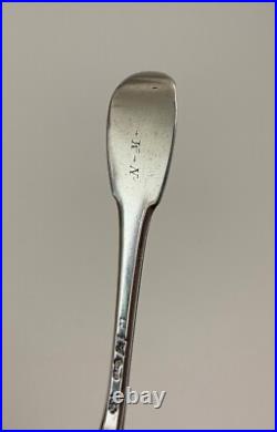 Fourchette en argent XVIIIe poinçon fermiers généraux monogramme NM H5536
