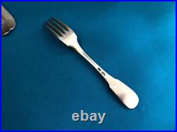 Fourchette en argent massif Poinçon FERMIERS GENERAUX / NANCY CROIX DE LORRAINE