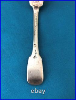 Fourchette en argent massif XVIII 18 eme Espagne Poinçon BAR ATET silver Plata