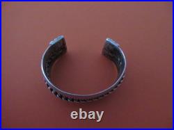 GROS BRACELET ETHNIQUE EN ARGENT MASSIF 86 gr VOIR Poinçons + photos