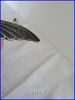 Grand Espadon articulé en argent massif poinçon Espagne