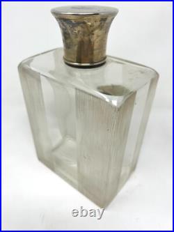 Grand Flacon a parfum Cristal & Argent Massif Poinçon Minerve Perfume bottle