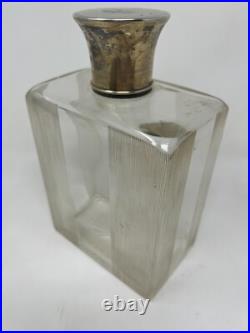 Grand Flacon a parfum Cristal & Argent Massif Poinçon Minerve Perfume bottle