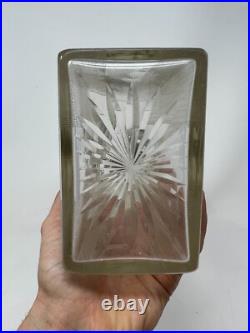 Grand Flacon a parfum Cristal & Argent Massif Poinçon Minerve Perfume bottle