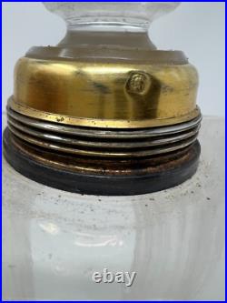 Grand Flacon a parfum Cristal & Argent Massif Poinçon Minerve Perfume bottle