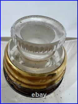 Grand Flacon a parfum Cristal & Argent Massif Poinçon Minerve Perfume bottle