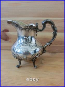 Grand Pot A Lait Ou Autre Argent Massif / Vermeil Poincon Minerve