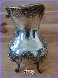 Grand Pot A Lait Ou Autre Argent Massif / Vermeil Poincon Minerve