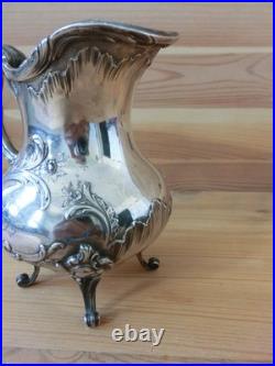 Grand Pot A Lait Ou Autre Argent Massif / Vermeil Poincon Minerve