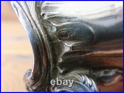 Grand Pot A Lait Ou Autre Argent Massif / Vermeil Poincon Minerve