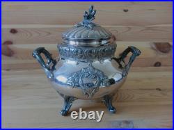 Grand Sucrier Ancien Argent Massif Poincon Minerve