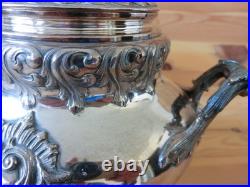 Grand Sucrier Ancien Argent Massif Poincon Minerve