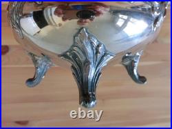 Grand Sucrier Ancien Argent Massif Poincon Minerve