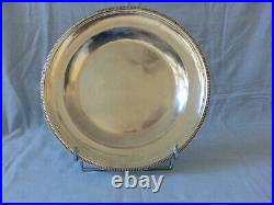 Grande Assiette Ou Plat Argent Massif Poincon Minerve