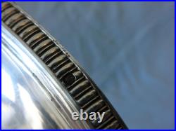 Grande Assiette Ou Plat Argent Massif Poincon Minerve