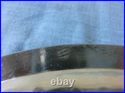 Grande Assiette Ou Plat Argent Massif Poincon Minerve
