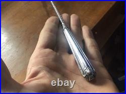 Grande Cuillère À Punch En Argent Poincon Minerve 38,3 Cm