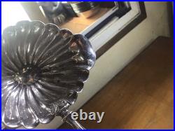 Grande Cuillère À Punch En Argent Poincon Minerve 38,3 Cm