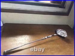 Grande Cuillère À Punch En Argent Poincon Minerve 38,3 Cm
