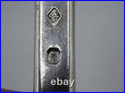 Grande Cuillere A Ragout 180 Grs En Argent Massif Poincon Vieillard Paris 1819