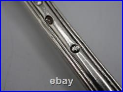 Grande Cuillere A Ragout Argent Massif Poincon Coq Orleans 1809 Modele Filets