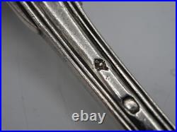 Grande Cuillere A Ragout Argent Massif Poincon Coq Orleans 1809 Modele Filets