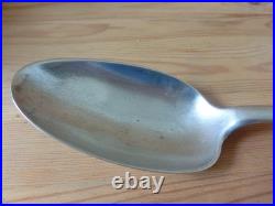 Grande Cuillere A Ragout Argent Massif Poincons Aux Fermiers Generaux