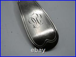 Grande Cuillere A Ragout En Argent Massif Poincon Vieillard Paris 1819