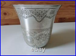 Grande Et Grosse Timbale Argent Massif Decor Somptueux Mais Pas De Poincon Visib