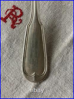 Grande louche de service en argent massif, poinçon Minerve, début XXème
