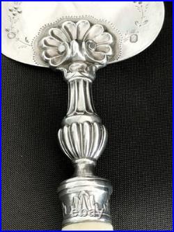 Grande pelle de service en argent massif époque 1819-1838 poinçon vieillard