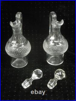 HUILIER VINAIGRIER ARGENT MASSIF EMPIRE POINÇON COQ 18 èm CRISTAL TAILLE HUILIER VINAIGRIER ARGENT MASSIF EMPIRE POINÇON COQ 18 èm CRISTAL TAILLE
