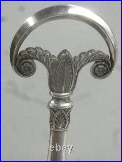 HUILIER VINAIGRIER ARGENT MASSIF EMPIRE POINÇON COQ 18 èm CRISTAL TAILLE HUILIER VINAIGRIER ARGENT MASSIF EMPIRE POINÇON COQ 18 èm CRISTAL TAILLE
