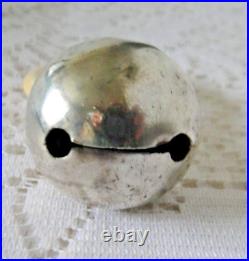 Hochet bébé ancien argent massif poinçon minerve grosse garantie 950 1000
