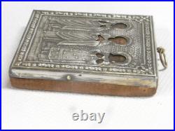 Icône Russe Orthodoxe 3 Saint Argent Massif Poincon 84 Peinture Miniature Icône Russe Orthodoxe 3 Saint Argent Massif Poincon 84 Peinture Miniature