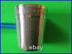 JOLIE TIMBALE ARGENT poinçon Minerve 74 Gr JOLIE TIMBALE ARGENT poinçon Minerve 74 Gr