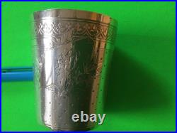 JOLIE TIMBALE ARGENT poinçon Minerve 74 Gr