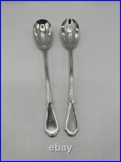 Keller Couvert De Service A Salade En Argent Massif Poincon Minerve 1 Er Titre