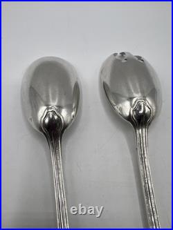 Keller Couvert De Service A Salade En Argent Massif Poincon Minerve 1 Er Titre