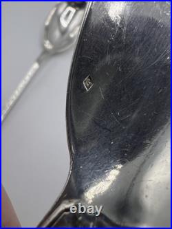 Keller Couvert De Service A Salade En Argent Massif Poincon Minerve 1 Er Titre