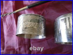 LOT EN ARGENT. 340grs. EN VERMEIL. LOUCHE A CERISES. POINCON CERES. 1819.1839