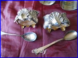 LOT EN ARGENT. 340grs. EN VERMEIL. LOUCHE A CERISES. POINCON CERES. 1819.1839