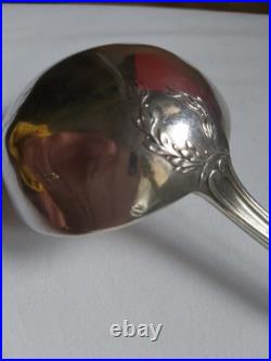 LOUCHE ARGENT MASSIF POINCON MINERVE ET ORFEVRE, fin XIXeme Siècle