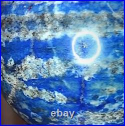 Les anneaux de Saturne! Sphère lapis lazuli, socle antique argent massif poinçon