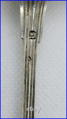 Lot De 9 Couverts En Argent Massif Poincon Minerve De 389 Grammes