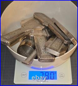 Lot d'argent massif Poinçons Cygne x6, 900 x3 800 x1 Asie Indo chine 780 Gr Lot d'argent massif Poinçons Cygne x6, 900 x3 800 x1 Asie Indo chine 780 Gr