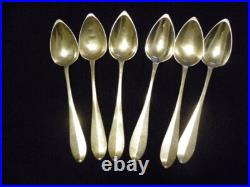 Lot de 6 cuillères argent massif poinçons